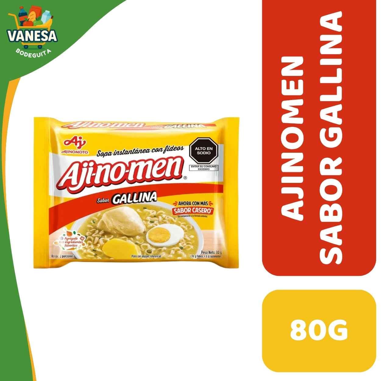 AJINOMEN SABOR GALLINA 80G