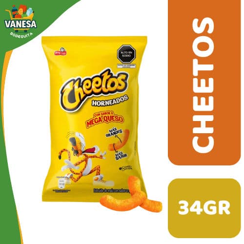 CHEETOS SABOR MEGAQUESO 34G
