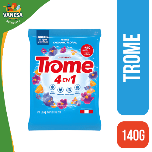 DETERGENTE TROME 4 ENCANTO FLORAL 140G