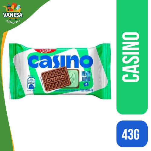 GALLETA CASINO SABOR MENTA LOVER 43GR