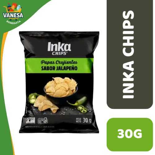 INKA CHIPS PAPA SABOR JALAPEÑO 30G