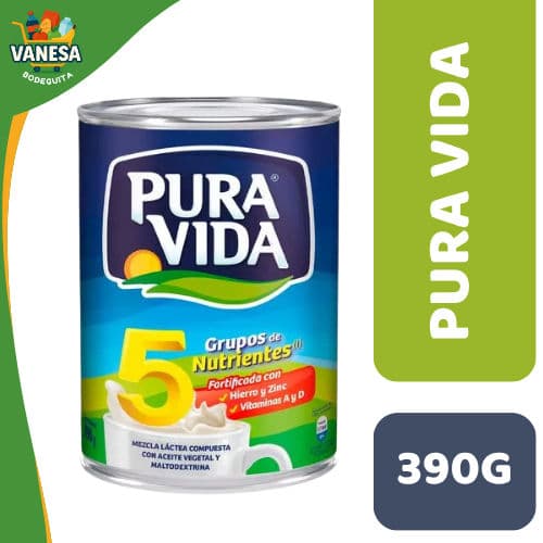 LECHE PURA VIDA 390G