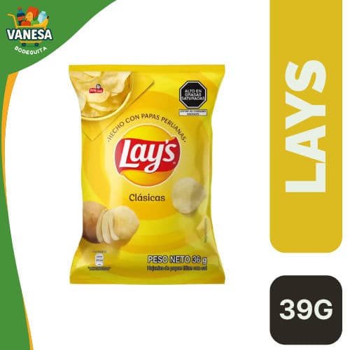 PAPA LAYS CLASICAS 39GR