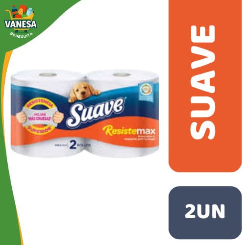 PAPEL HIGIENICO SUAVE RESISTE MAX