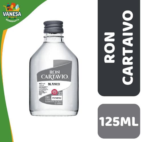 RON CARTAVIO BLANCO 125ML
