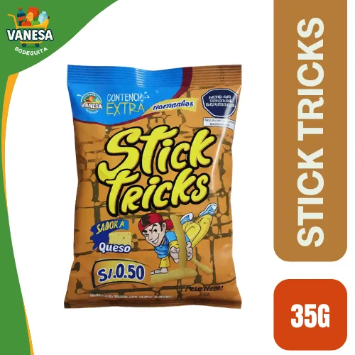 STICK TRICKS SABOR A QUESO 35G