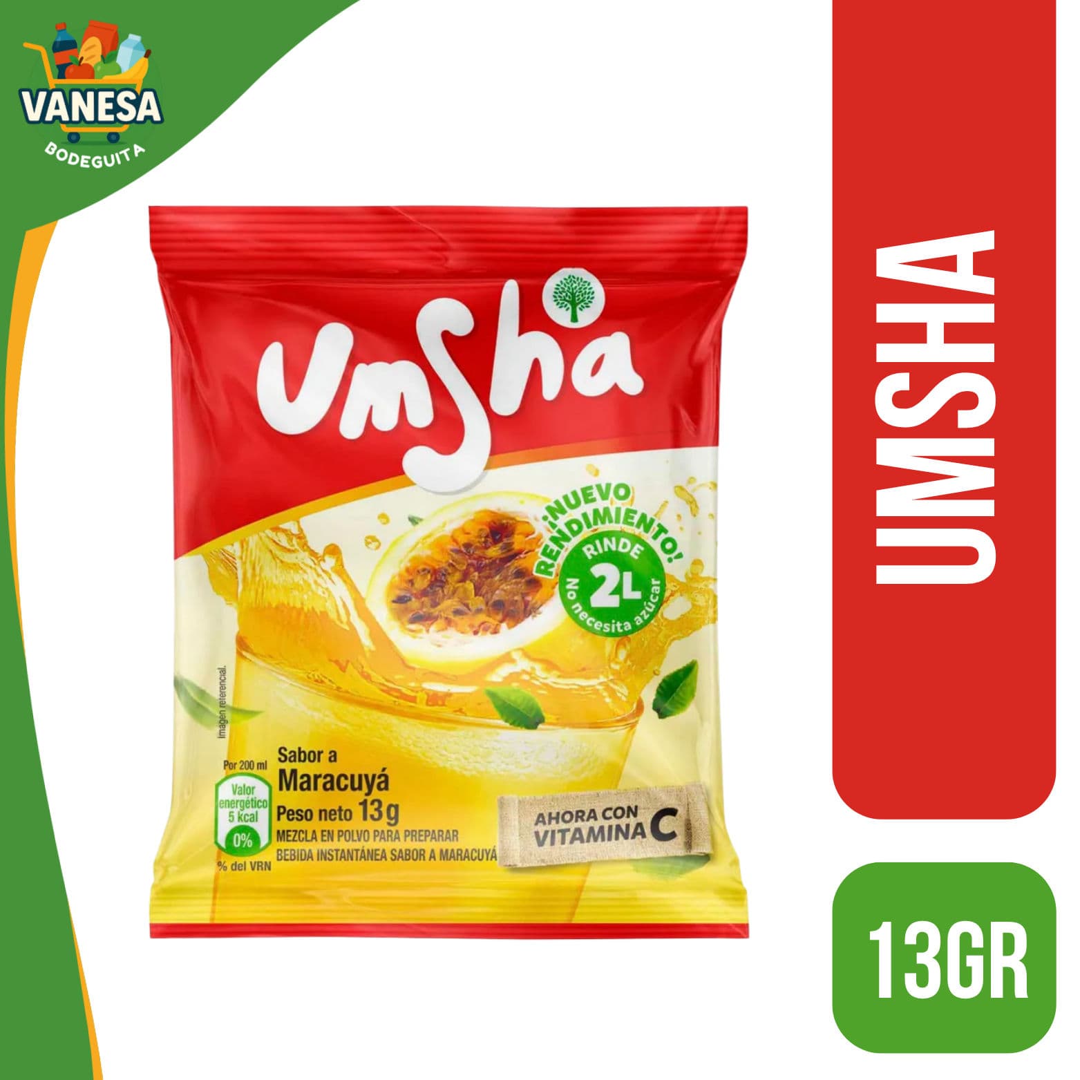 UMSHA SABOR MARACUYA 13GR